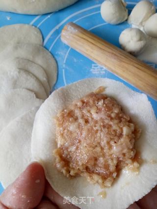 萝卜鲜肉包子的做法步骤:14