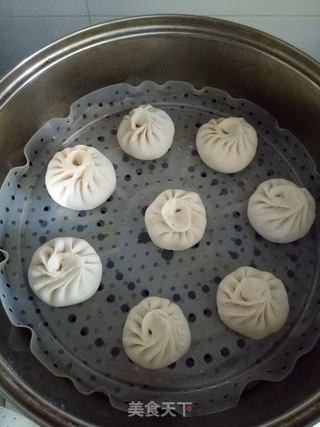 萝卜鲜肉包子的做法步骤:16
