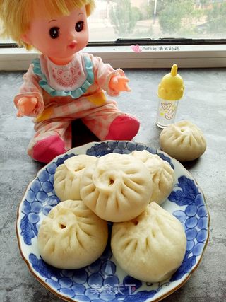 萝卜鲜肉包子的做法步骤:19