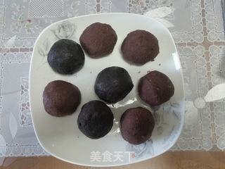 肉松麻糍蛋黄酥的做法步骤:18
