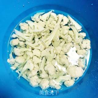 烤菜花的做法步骤：1