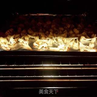 烤菜花的做法步骤：6