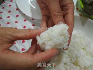 白玉菇紫薯寿司的做法步骤:7