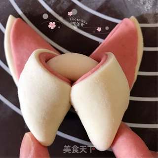 卡通兔子馒头的做法步骤:11