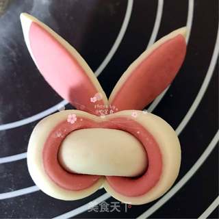 卡通兔子馒头的做法步骤:13