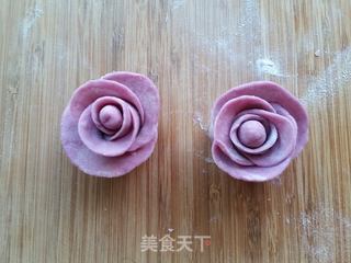 紫薯玫瑰花的做法步骤:9