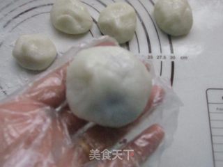 彩色紫薯冰皮月饼的做法步骤：13