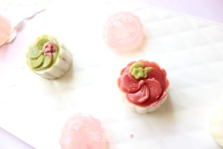 彩色紫薯冰皮月饼的做法步骤:17