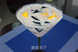 芒果龟苓膏西米露的做法步骤：11