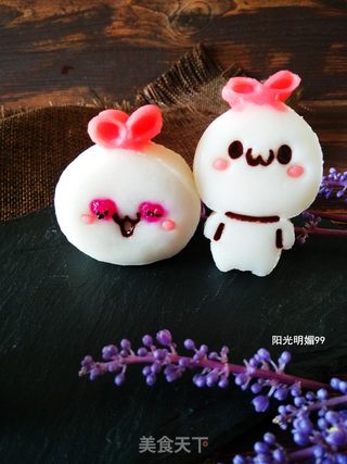 卡通冰皮月饼的做法步骤:22