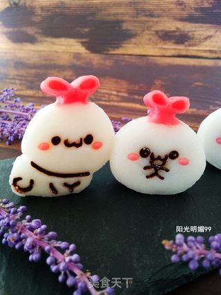 卡通冰皮月饼的做法步骤:21