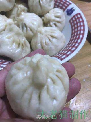 萝卜缨包子的做法步骤:17