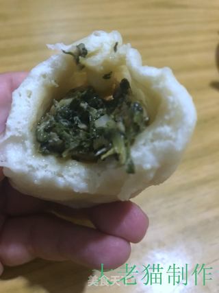萝卜缨包子的做法步骤:19