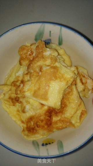 蒜香蛋炒饭的做法步骤:4