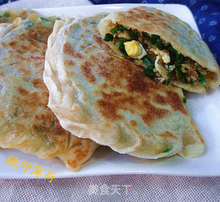 剩菜翻新——鲜虾味韭菜盒子的做法步骤:12