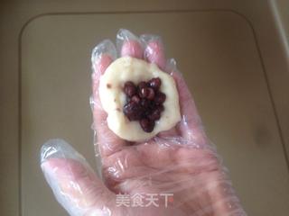 蜜豆麻薯包的做法步骤:8