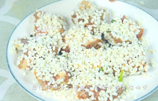 糯米蒸排骨 宝宝营养辅食,味香口感软糯的做法步骤:6