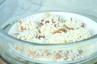 糯米蒸排骨 宝宝营养辅食,味香口感软糯的做法步骤:7