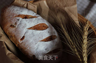 外刚内柔的早餐面包。【全麦红糖桂圆面包】的做法步骤:13
