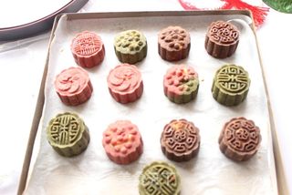 桃山皮五仁月饼的做法步骤：10