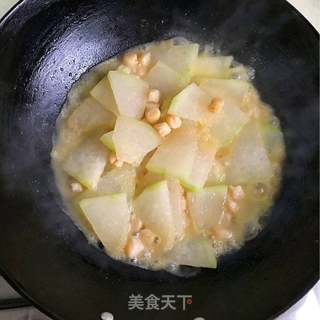 瑶柱烧冬瓜的做法步骤：6
