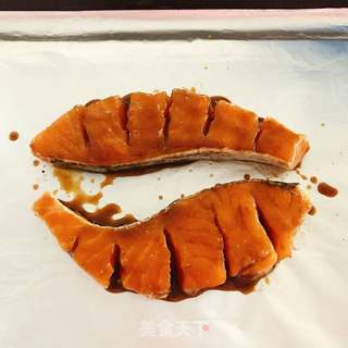 香烤三文鱼的做法步骤:6