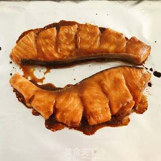 香烤三文鱼的做法步骤:7