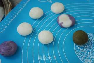 超简单的彩色冰皮月饼的做法步骤:6