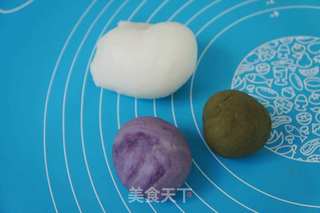 超简单的彩色冰皮月饼的做法步骤:5
