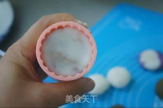 超简单的彩色冰皮月饼的做法步骤:8