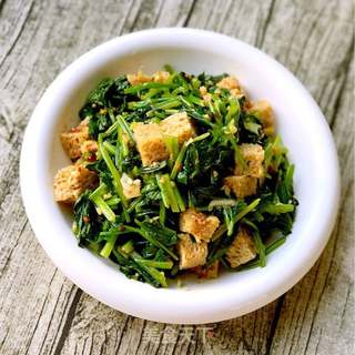 菠菜拌面筋的做法步骤:12
