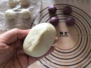 赏味中秋、乐享团圆~【紫薯螺旋蛋黄酥】的做法步骤:12