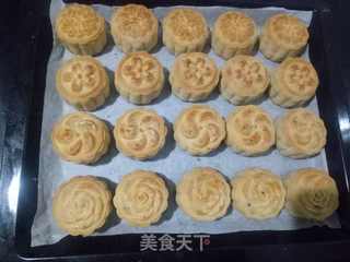 五仁月饼的做法步骤:20