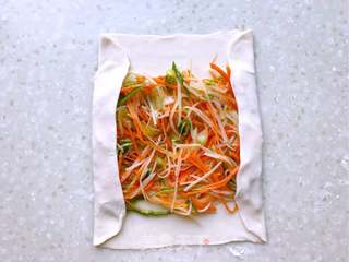 土豆丝卷饼的做法步骤:11