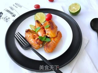 叉烧鸡翅的做法步骤:8