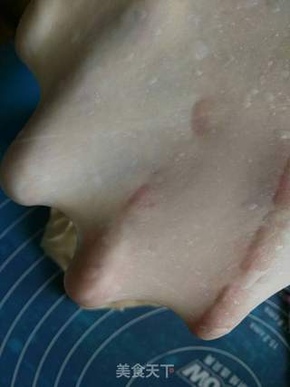 蛋黄豆沙面包的做法步骤:4