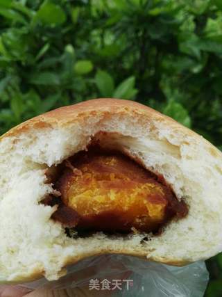 蛋黄豆沙面包的做法步骤:14