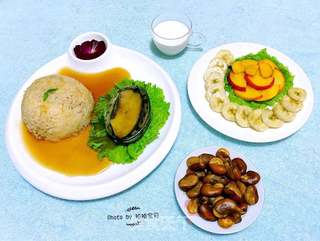 鲍鱼捞饭的做法步骤:12