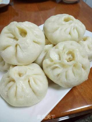 一次发酵法肉包的做法步骤:4
