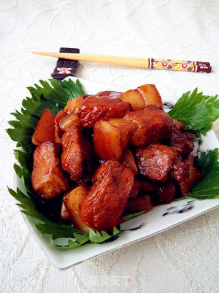 杏鲍菇烧肉的做法步骤:13