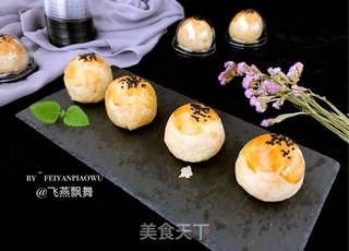 赏味中秋、乐享团圆~【黄金蛋黄酥】的做法步骤:28