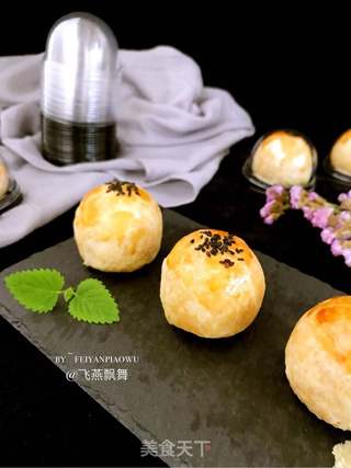 赏味中秋、乐享团圆~【黄金蛋黄酥】的做法步骤:34