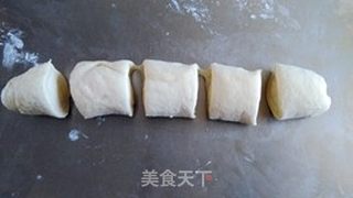 豆沙刀切小面包的做法步骤:4