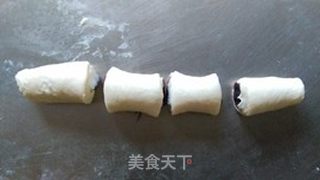 豆沙刀切小面包的做法步骤:7
