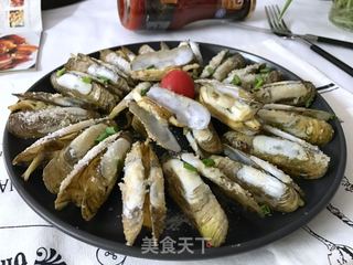 盐焗蛏子的做法步骤:11