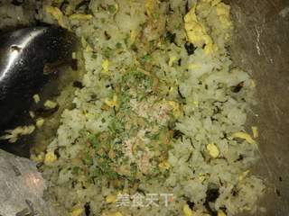 橄榄菜蛋炒饭的做法步骤:12