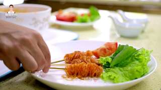 火鸡粉丝香肠串的做法步骤:17