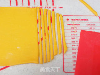 属于春天滴色彩。【向日葵豆沙面包】的做法步骤:22