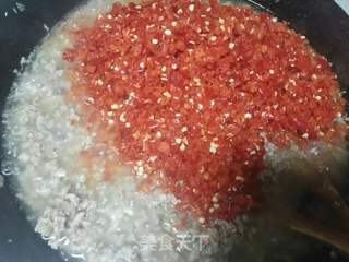 好菜费饭之 花生芝麻辣椒蒜蓉肉酱的做法步骤:11