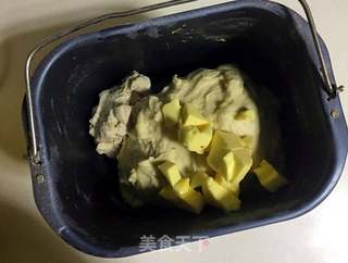 香葱肉松吐司的做法步骤:2